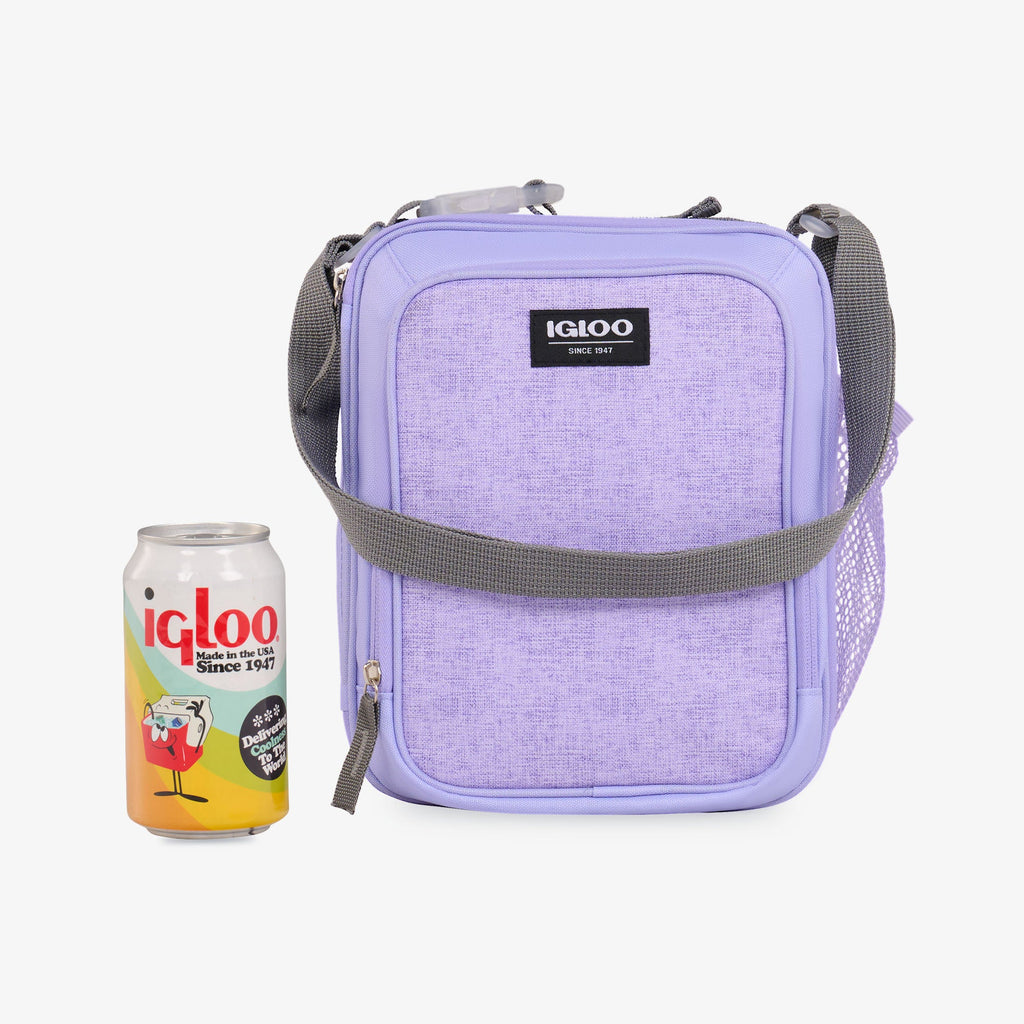 Kids Everyday Lunch Vertical Cooler Bag R9 - Lilac - Size View
