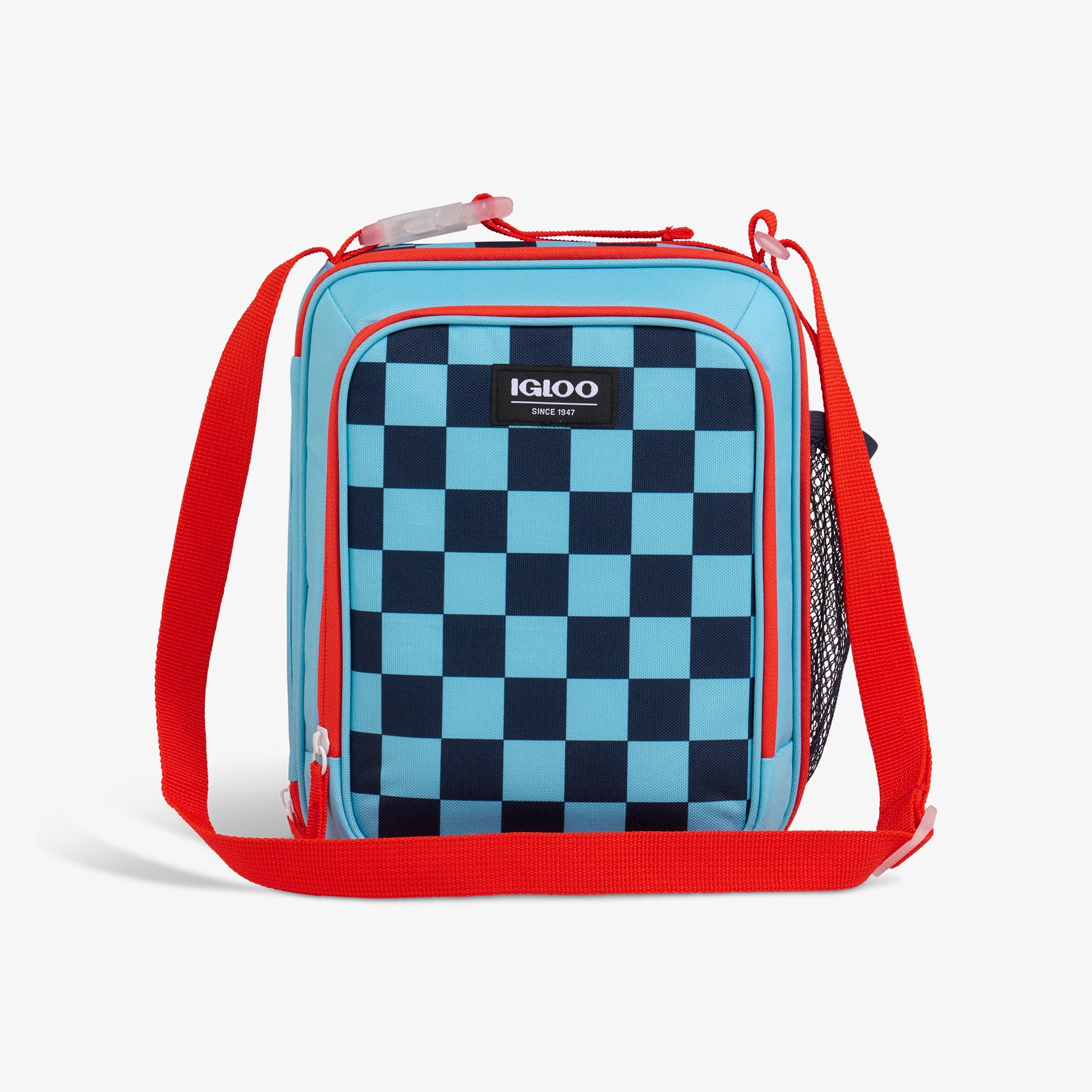Kids Everyday Lunch Vertical Cooler Bag R9 - Checkers - Front View
