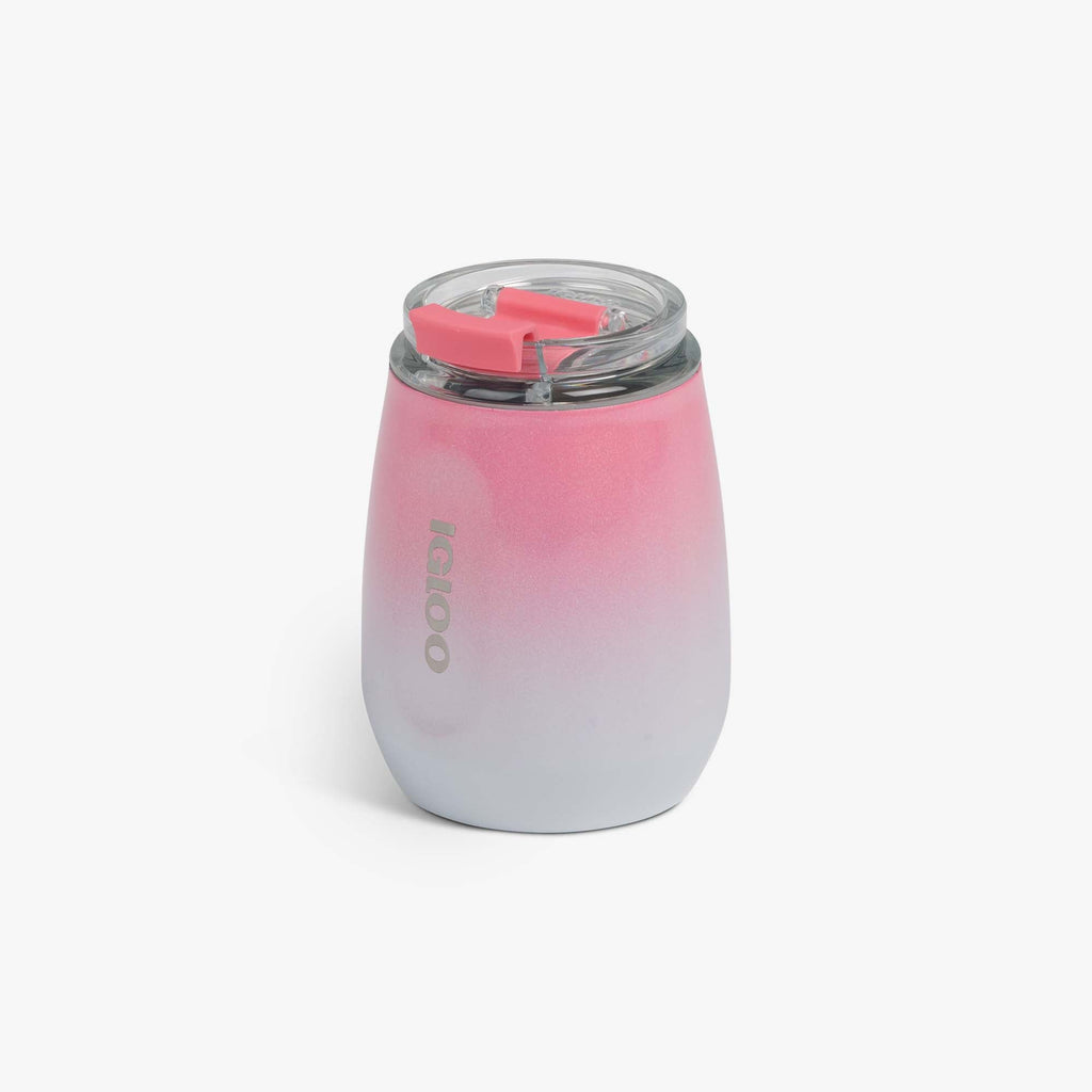 10 Oz Wine Tumbler B9 - Gradient Pink - Product View